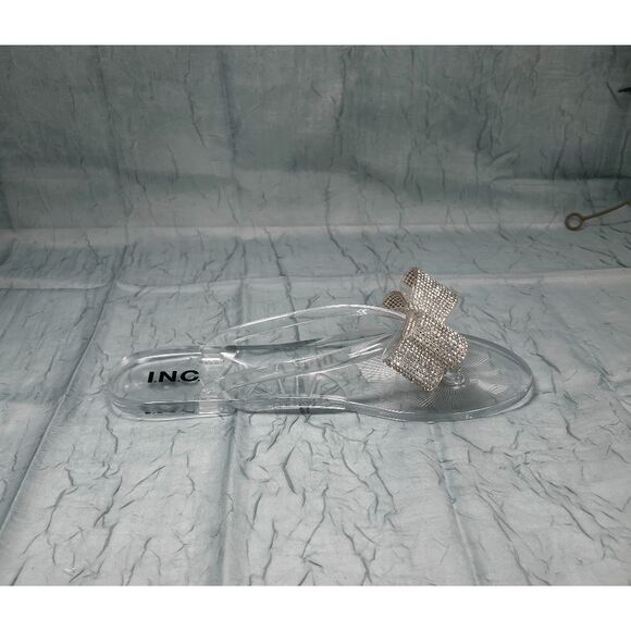 INC International Concepts Shoes - INC International Concepts Women's Madena Bow Jelly Sandals - Clear Bling 10M
